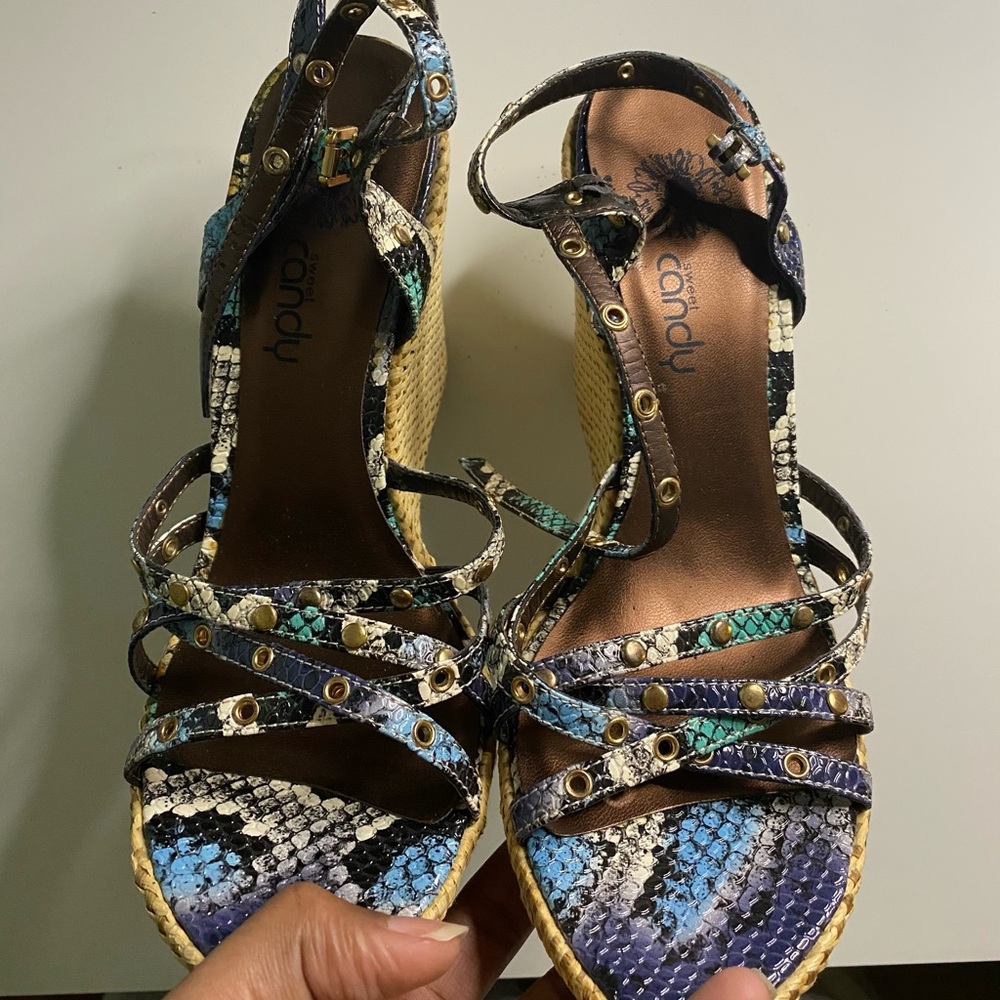 Exotic Animal Print Sandals